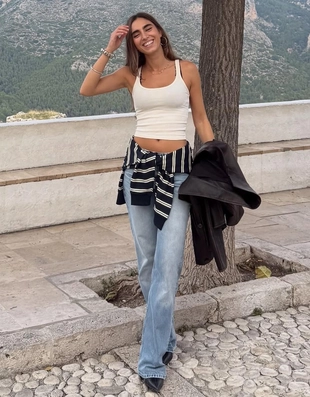 Джинсы в стиле бойфренд- Заказать в России