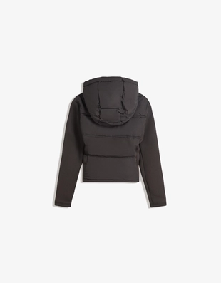 Комбинированная стеганая куртка из плотной синтетической ткани- Заказать в России