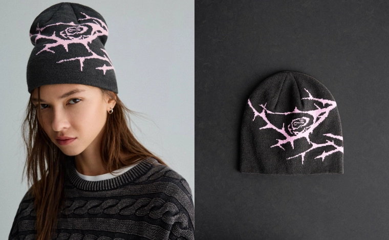 Шапка в скейтерском стиле