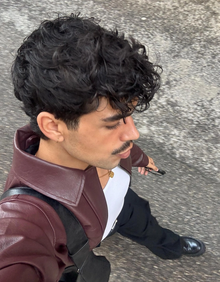 Куртка boxy из искусственной кожи