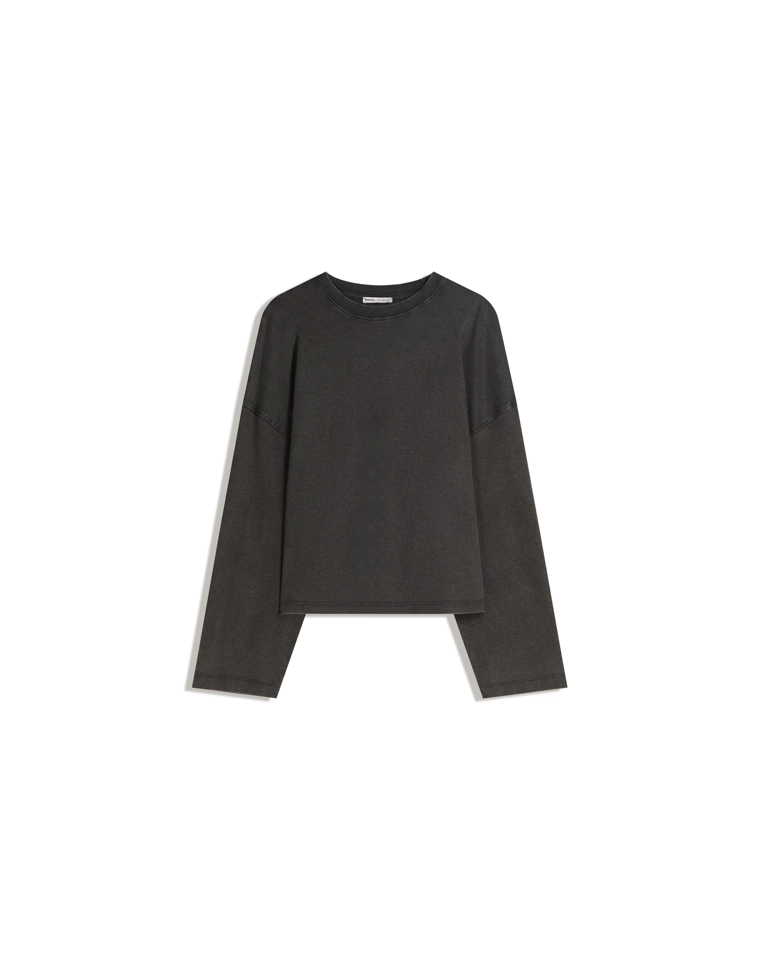 Лонгслив с принтом