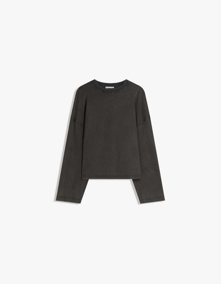 Лонгслив с принтом