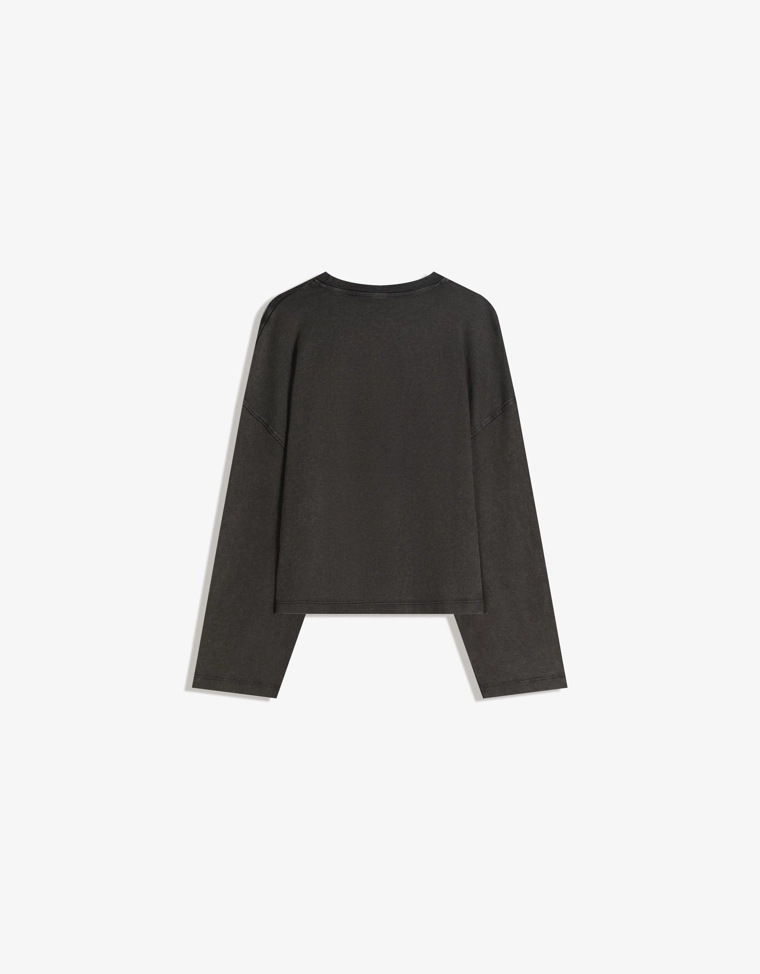 Лонгслив с принтом