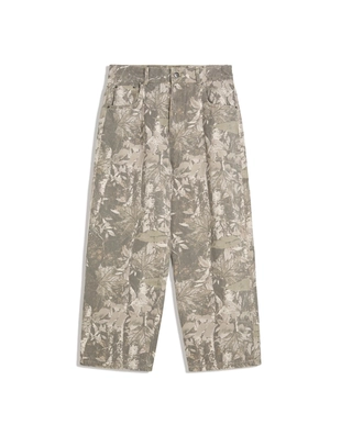 Брюки свободного кроя с принтом- Заказать в России