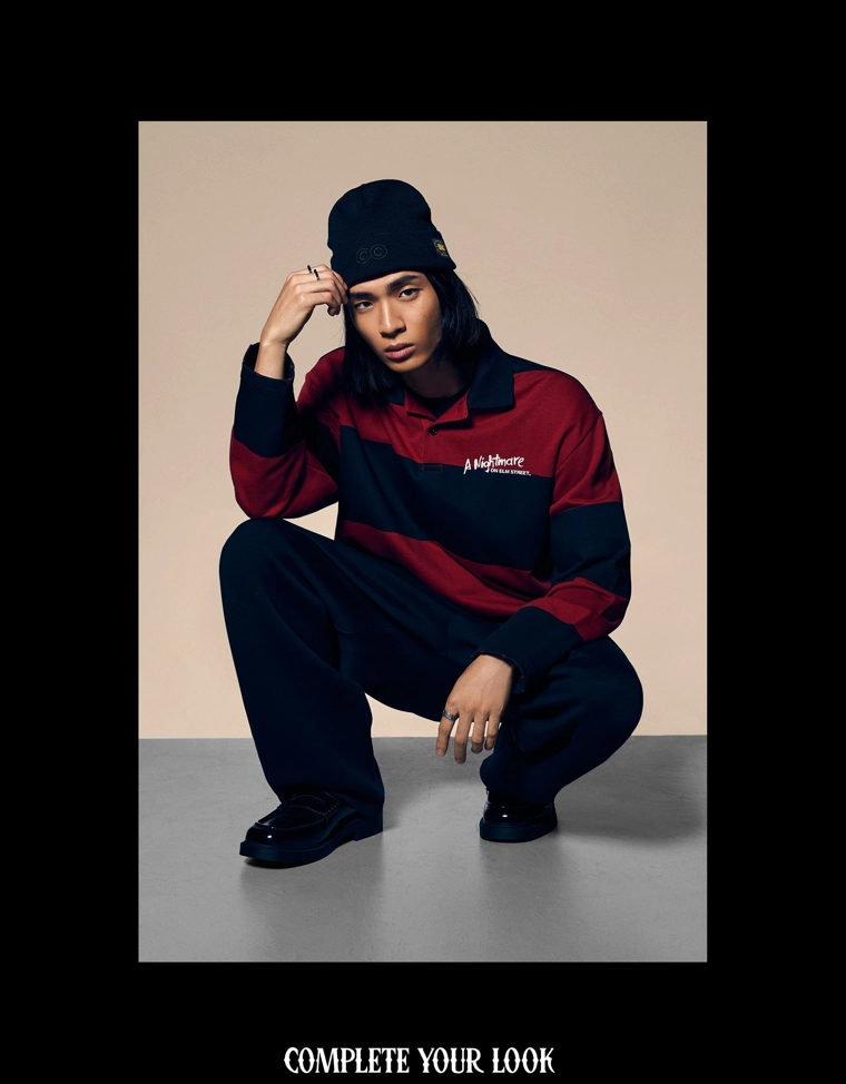 Поло из мягкой ткани с принтом «Кошмар на улице Вязов»