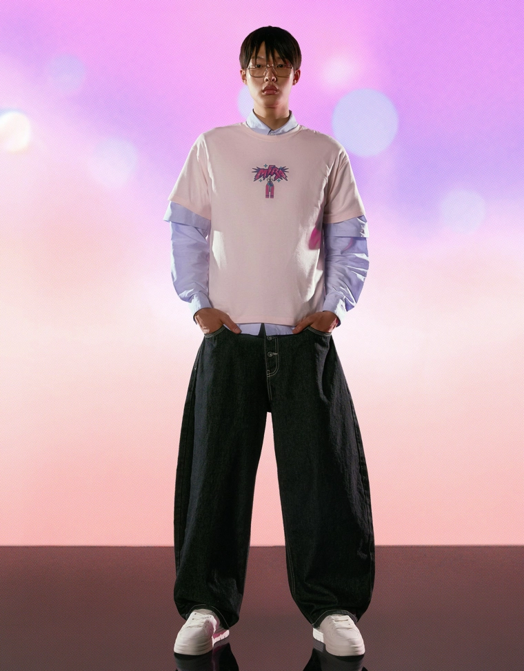 Футболка KPop Demon Hunters Huntr/x с короткими рукавами и принтом