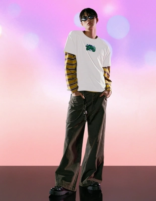 Футболка KPOP DEMON HUNTERS HUNTR/X с короткими рукавами и принтом- Заказать в России