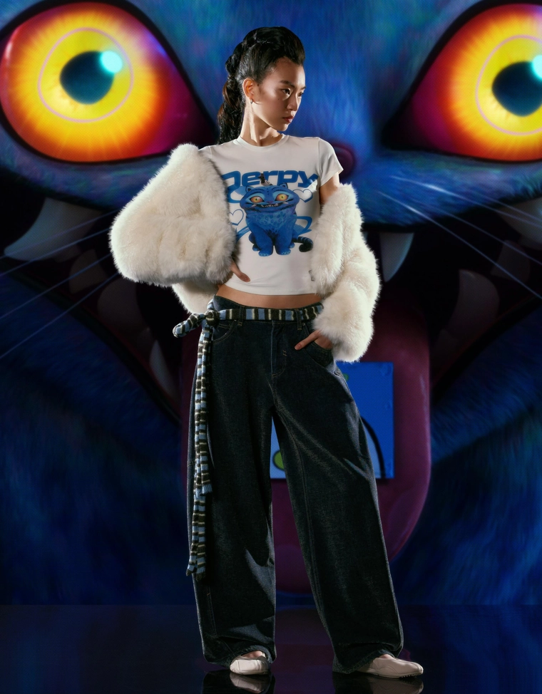 Футболка KPop Demon Hunters Derpy с короткими рукавами и принтом