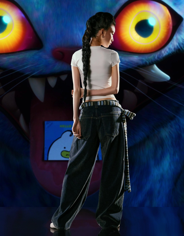 Футболка KPop Demon Hunters Derpy с короткими рукавами и принтом