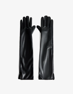 Длинные перчатки из искусственной кожи- Заказать в России