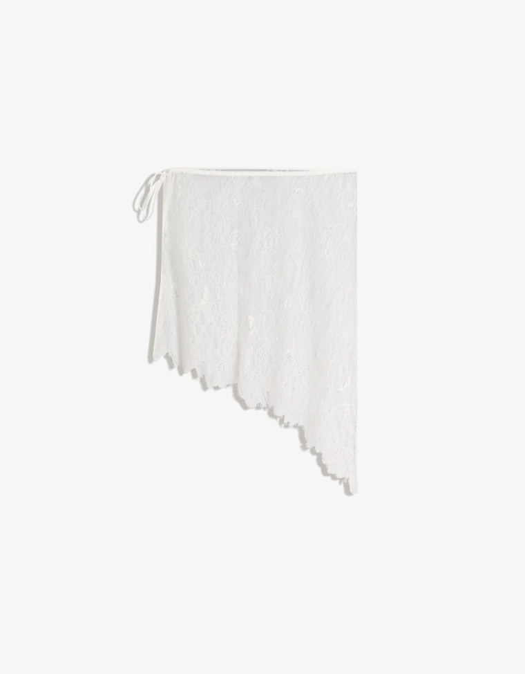 Юбка-парео с кружевом