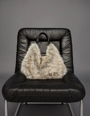 Сумка на плечо из искусственного меха- Заказать в России