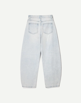 Джинсы BARREL с широкими штанинами- Заказать в России