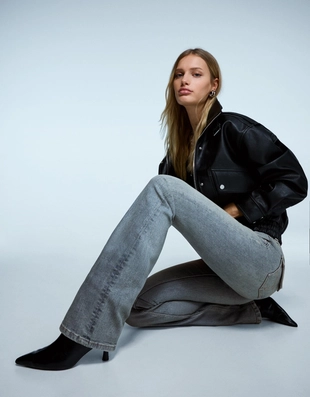 Джинсы BOOTCUT с клапанами- Заказать в России