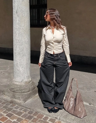 Джинсы в стиле бойфренд- Заказать в России