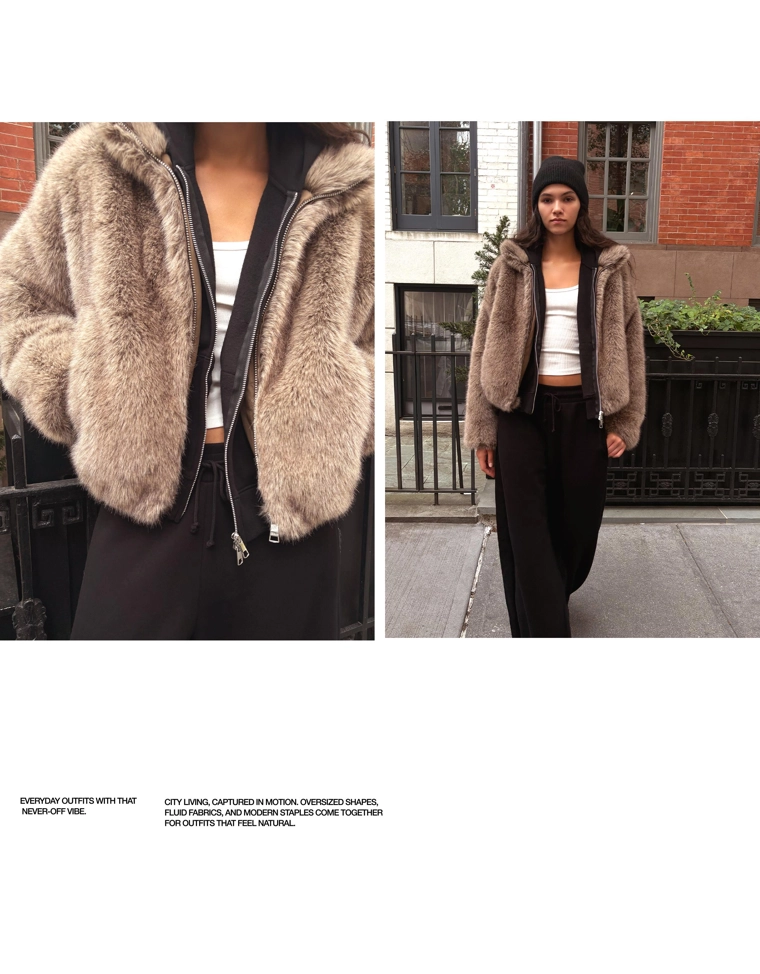 Куртка из искусственного меха