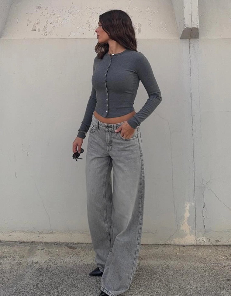 Джинсы в стиле бойфренд