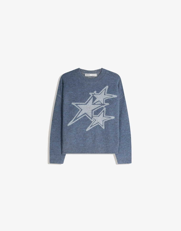 Свитер с принтом