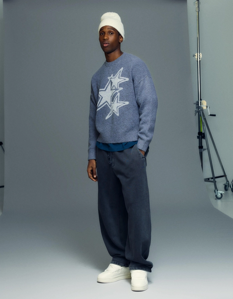 Свитер с принтом