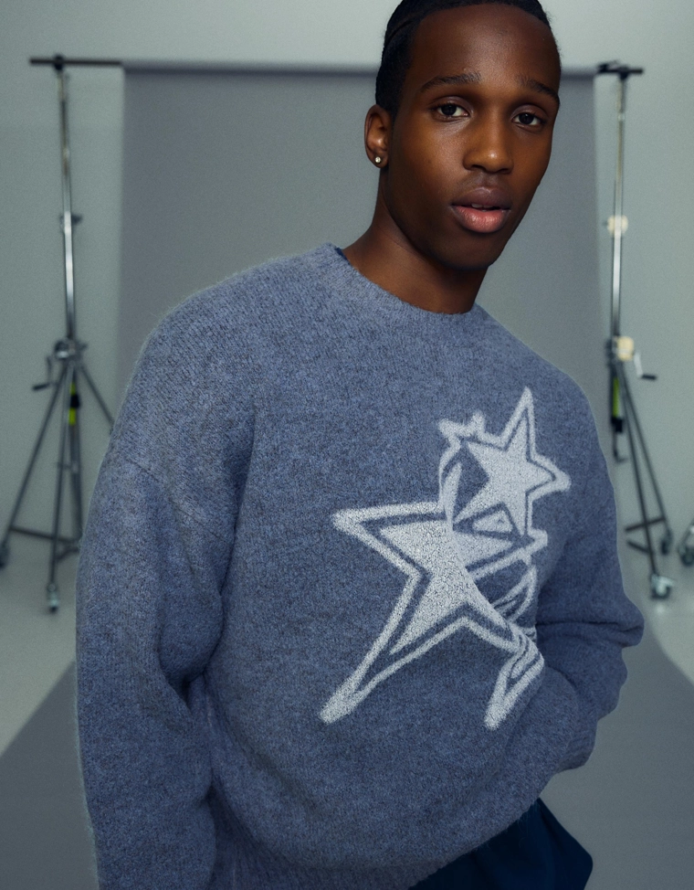 Свитер с принтом