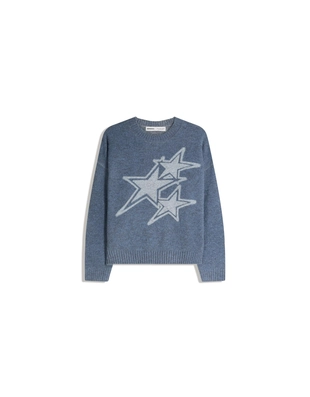 Свитер с принтом- Заказать в России