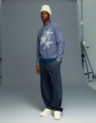 Свитер с принтом- Заказать в России