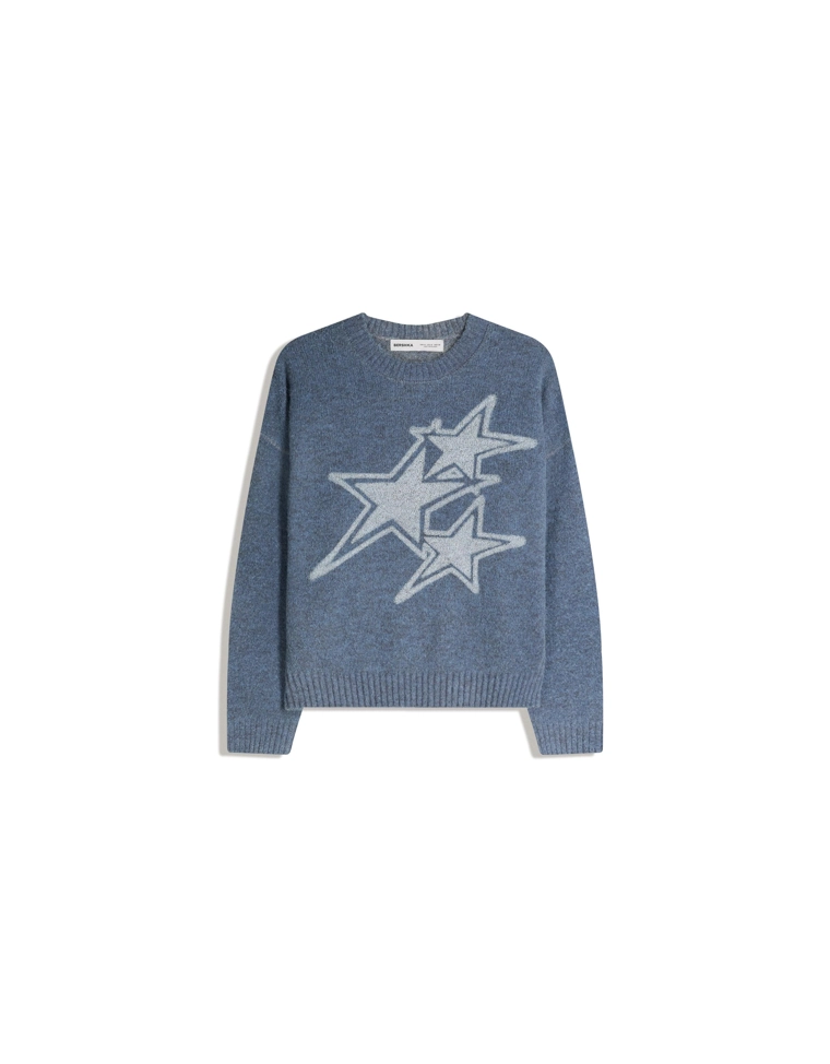 Свитер с принтом