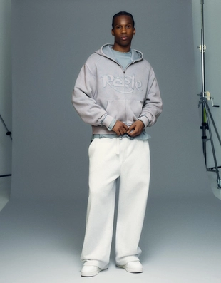 Худи на молнии с вышивкой- Заказать в России