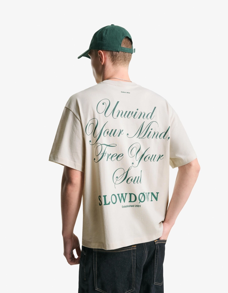 Футболка с короткими рукавами и принтом