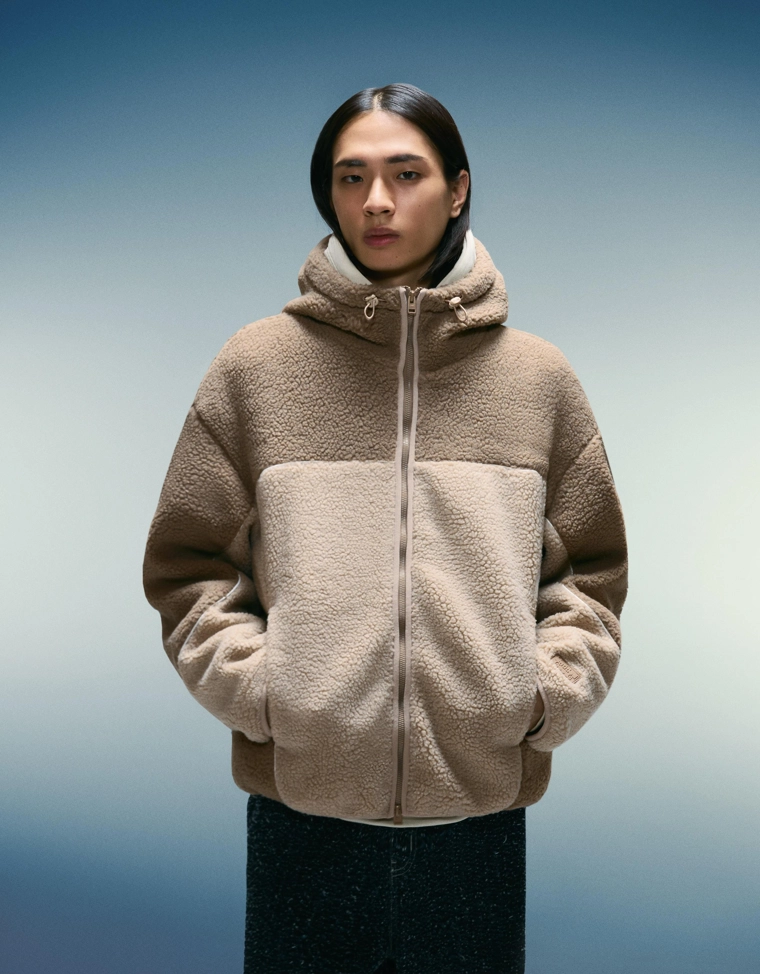 Куртка из искусственной овчины