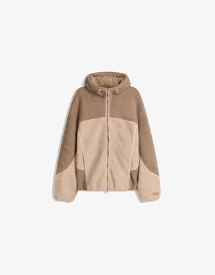 Куртка из искусственной овчины- Заказать в России