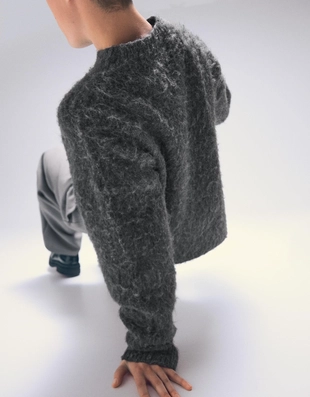 Свитер с начесом- Заказать в России