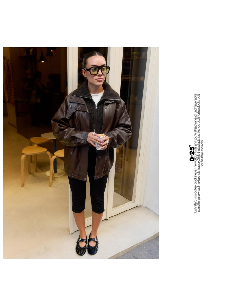 Куртка оверсайз из искусственной кожи