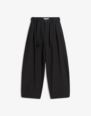 Брюки-баллоны приталенного кроя с ремнем- Заказать в России