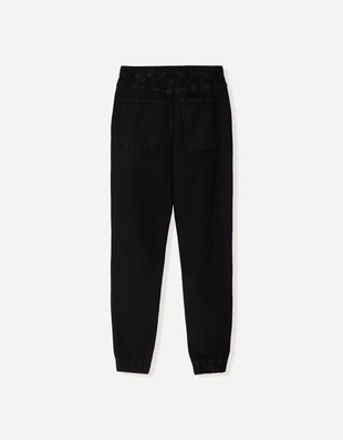 Джинсы джоггеры с разрезами- Заказать в России