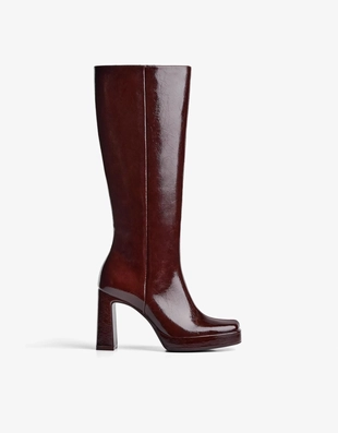 HIGH-HEEL PLATFORM BOOTS- Заказать в России