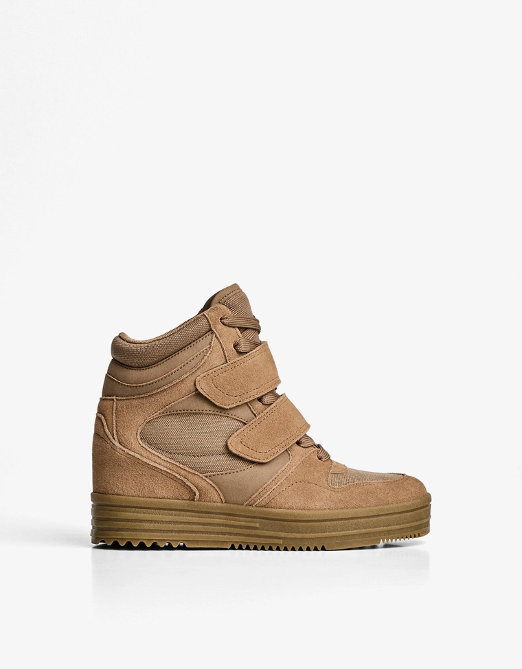 Высокие кеды с внутренней шпилькой