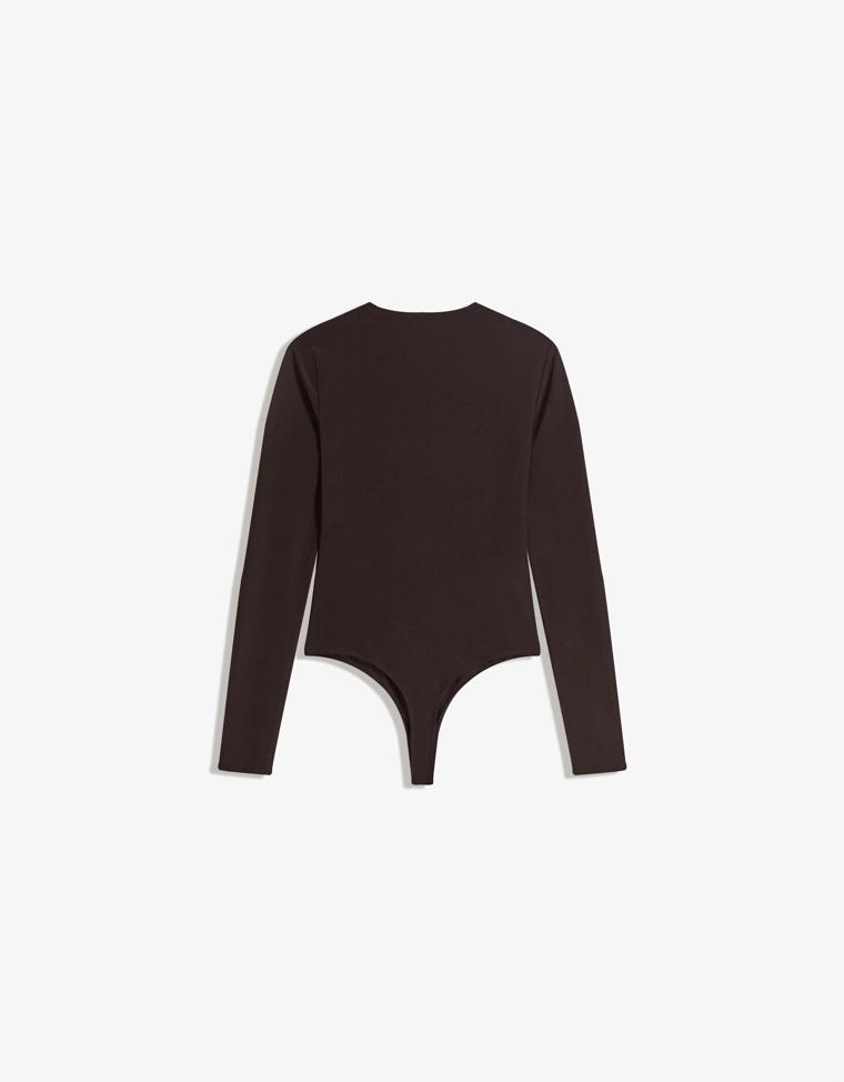 Боди с длинным рукавом