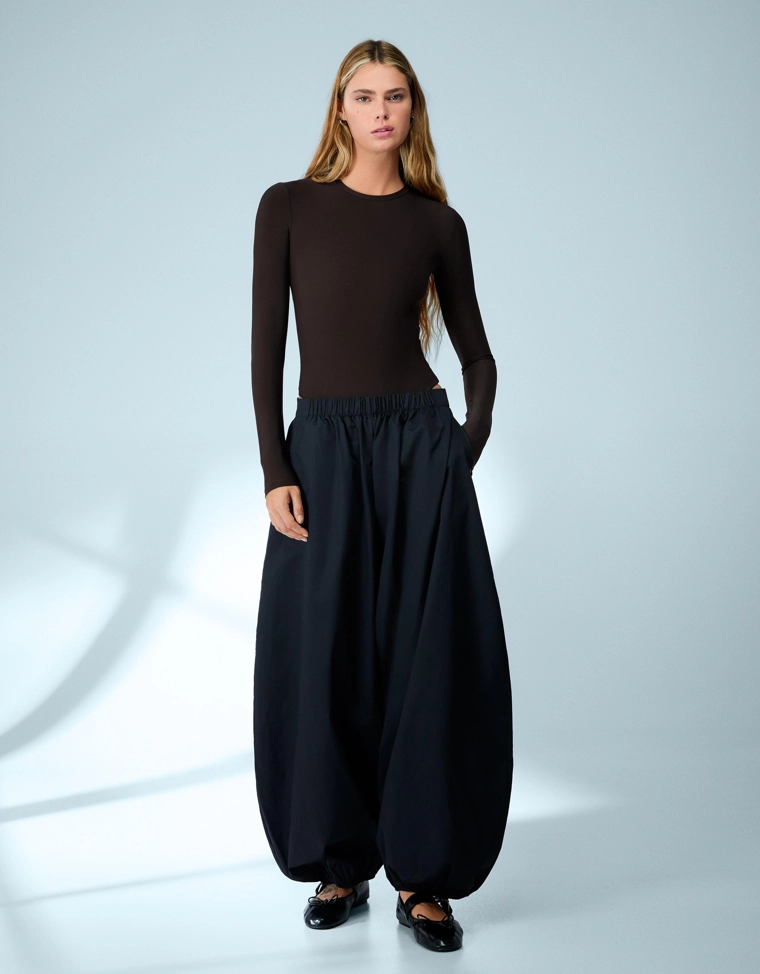 Боди с длинным рукавом