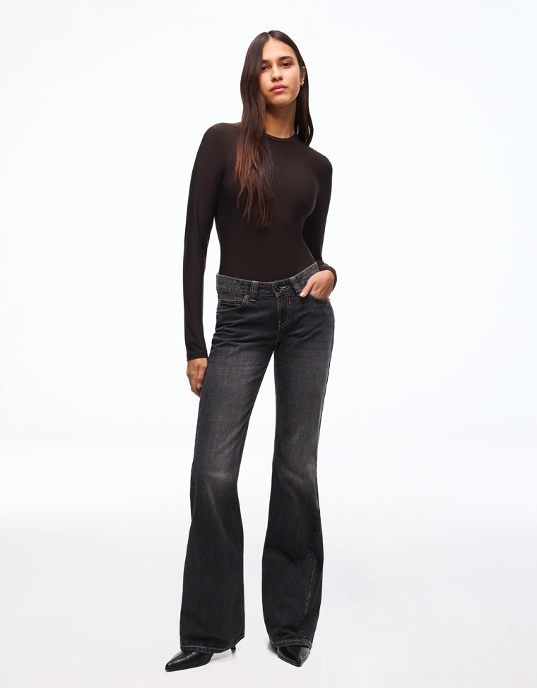 Боди с длинным рукавом