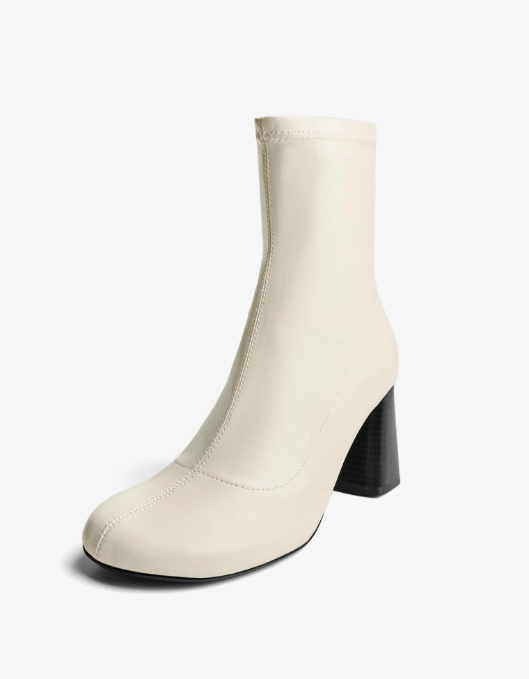 Ботильоны на толстом каблуке