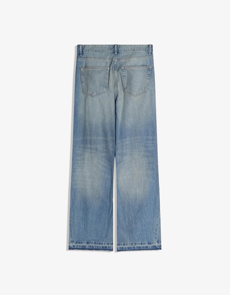 Джинсы прямого кроя со скинни-силуэтом