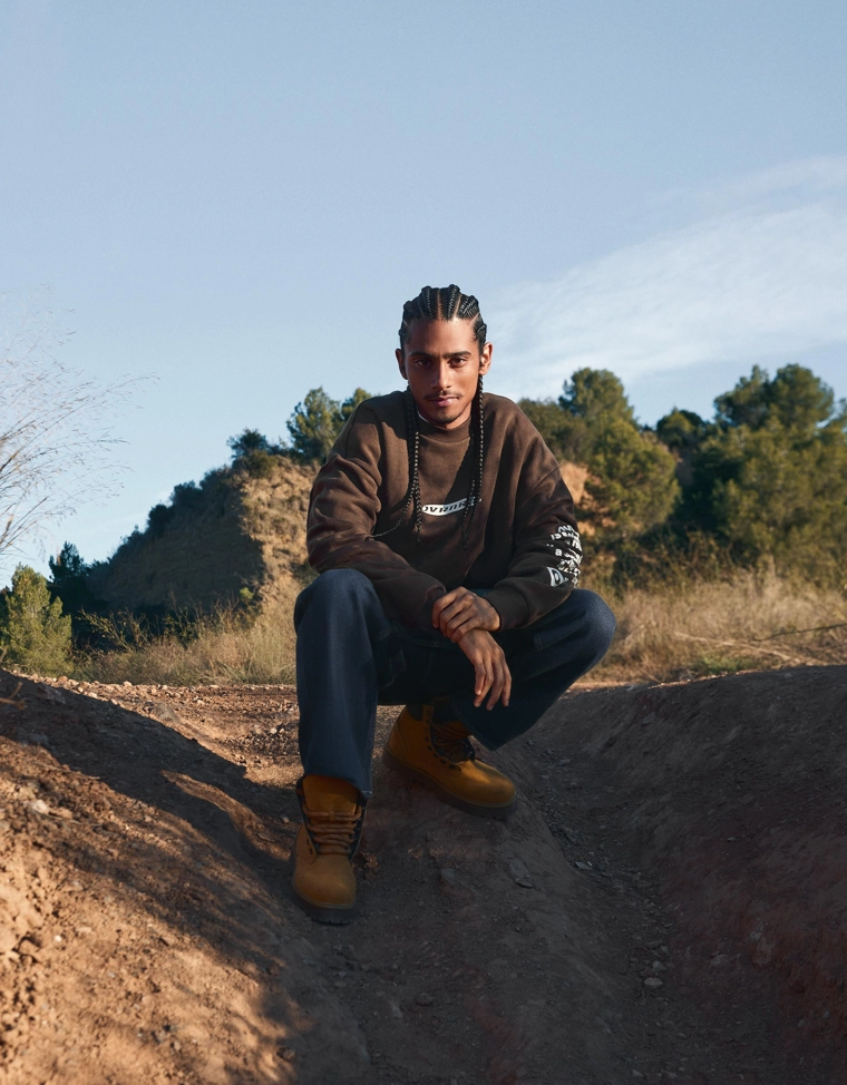 Толстовка оверсайз с принтом