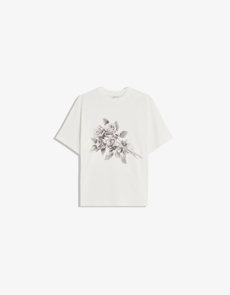 Футболка оверсайз с принтом