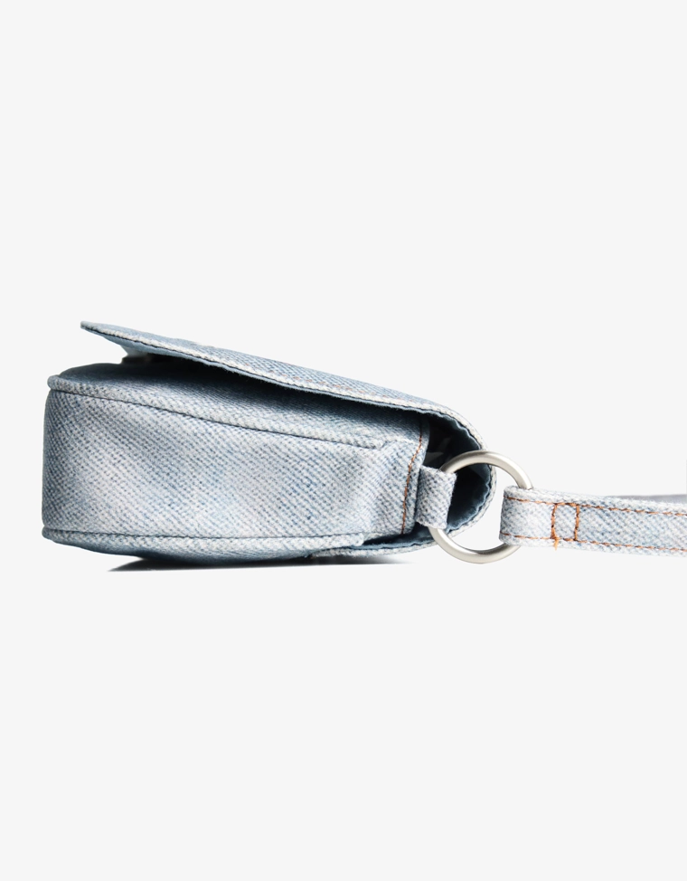 Джинсовая сумка Monchhichi с принтом