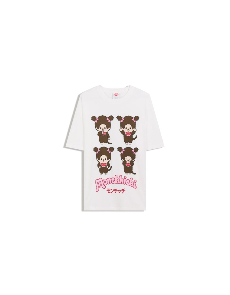 Футболка Monchhichi с принтом и короткими рукавами