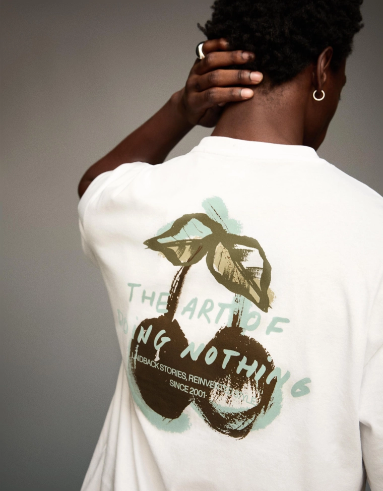 Футболка с короткими рукавами и принтом