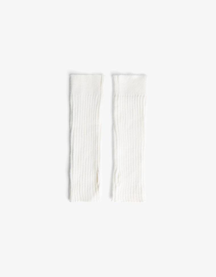 Длинные варежки-митенки