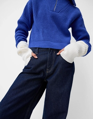 Длинные варежки-митенки- Заказать в России