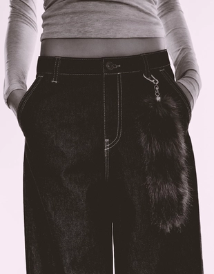 Джинсы бананы свободного кроя- Заказать в России